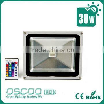 Hot sale energy saving home decoration 30w RGB led floodlight