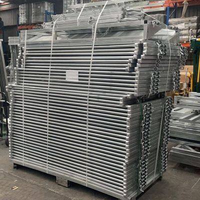 Haltbares verzinktes Stahl-Schafstor mit 6 Schienen und Handlauf, 1,1 m x 0,5 m, Viehgerät photo-4