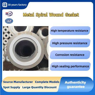 Герметизирующий прокладка для нефтехимии по стандарту JIS с внутренним кольцом O-образного сечения, металлическая спирально-мотанная прокладка