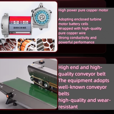 PLC Controlled Food Packaging Sealing Machine for Plastic Bags