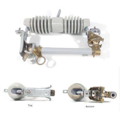 33KV 27KV 24KV Porcelain Fuse Cutout With Weatherproof Insulation