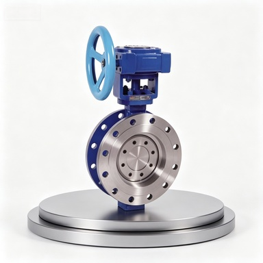 Double Eccentric Hard Seal Butterfly Valve with Mill Test Report Included