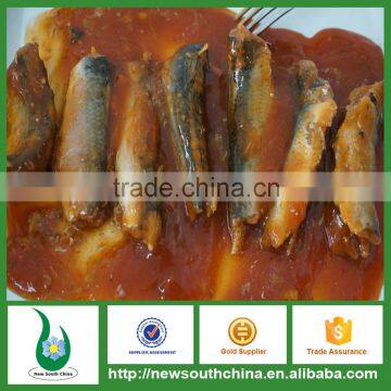 Health Food Canned Sardine Fish In Tomato Sauce of ISO Company Manufacturers