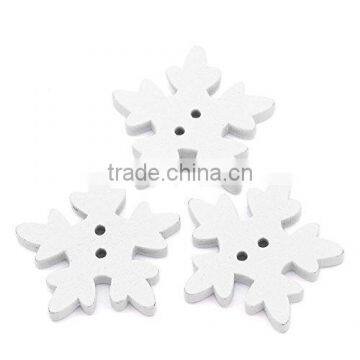 Cheap Price Wooden Crafts Christmas Ornament Wooden Carving Decoration Snowflake