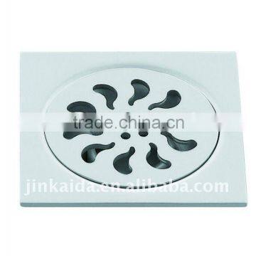 Aluminium square floor drain,single use,L2012, aluminium matte color