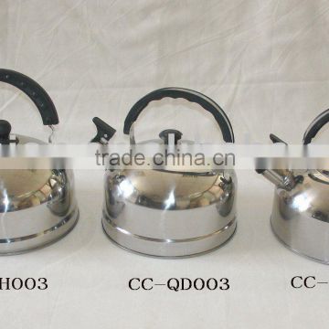 Stainless steel whistling kettle