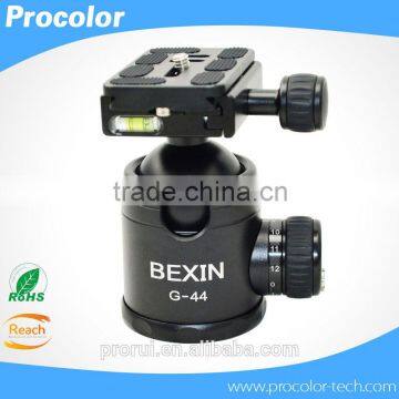 High quality Aluminum Camera Tripod Ball Head Ballhead camera accessories for tripod with Quick Release Plate 1/4" Screw