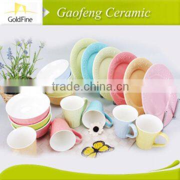 16 pcs hand-painting unbreakable dinnerware set