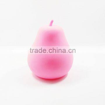 Pink Pear Shaped Color Chainging Led Light Toys For Promtional Gifts