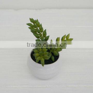 High nature decorative artificial plants plastic plants with melamine pot