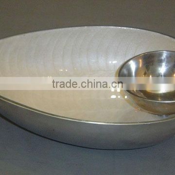 Cast Aluminium Coloured Serving Bowl