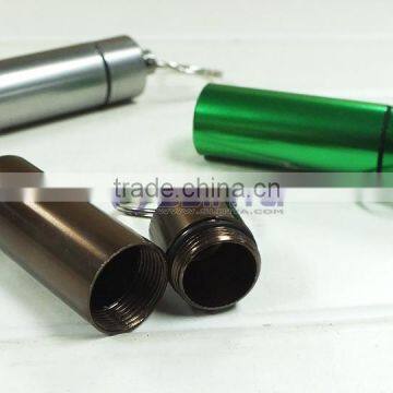 17mm Diameter Multi Function Emergency Box Pill Box Keychain Box Alumnium Box photo-4