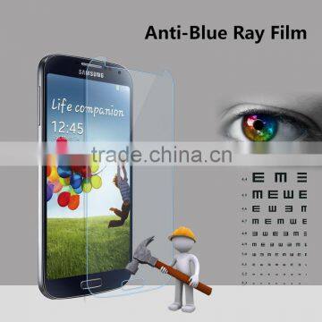 High quality nano shatter proof anti blue light screen protector cover for Samsung S4