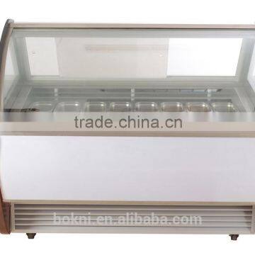 High quality ice cream display cabinet BKN-B1-1600 with CE approved