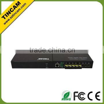 8 port Fiber Ethernet Switch, Network fiber SFP Switch hub