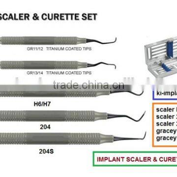 IMPLANT SCALER & CURETTE SET