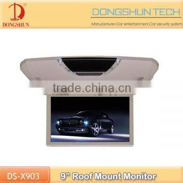 2014 super thin 9" roof mounted car monitor