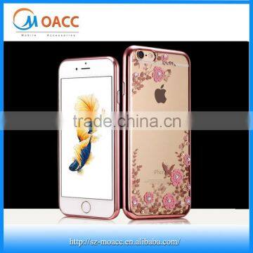 luxury women case for iphone 6 plating tpu case,Electroplating Phone Case for iphone 6