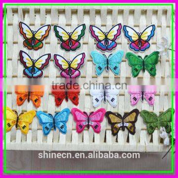 China Factory wholesale Trial Order 17pcs Mixed Package Sew-on 3D Butterfly Embroideriery Woven Patch                        
                                                Quality Choice