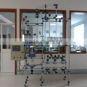 200L PLC Rectification Unit, Glass Reactor, Reaction System, Reaction Tank