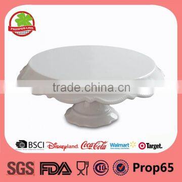 Good Quality White Dolomite Cake Stand