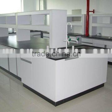 Steel wood laboratory central bench/table/lab furniture/lab central bench