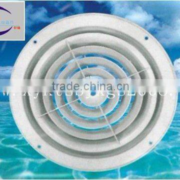 Round air diffuser for ventilation system