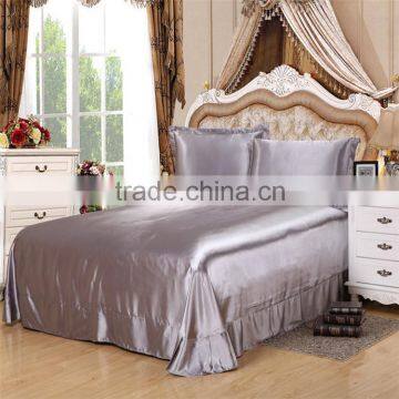 100% Cheap Pure Silk 19mm Seamless Single/double/queen/king Sizes Flat Sheet photo-5