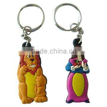 Fashion PVC keychain