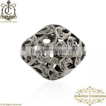 Pave Diamond Bead Finding Jewelry, Finding & Components Jewelry Beads, Fashion Jewelry Beads, Diamond Jewelry Manufacturer