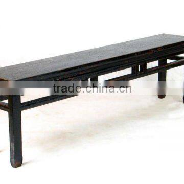 Chinese reproduction wooden long bench