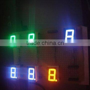 1 digit seven segment display blue color led number display for letter