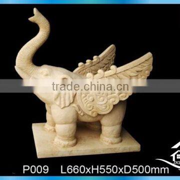 Hand Carved Resin Elephant Garden photo-3