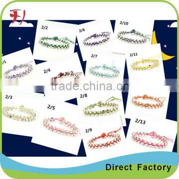 Lucky Personalised Braided Friendship Bracelet