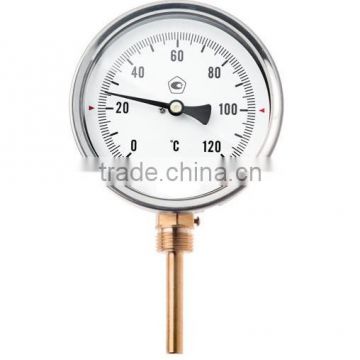 Digital bimetallic thermometer with thermocouple