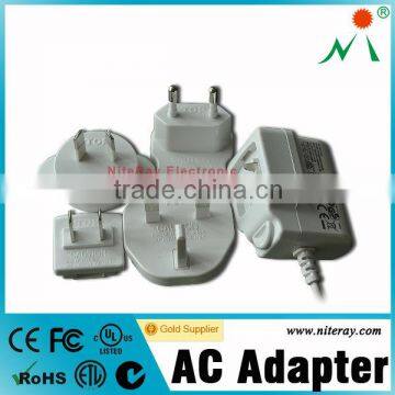 Interchange plug ac adapter laptop 10v ac dc power adaptor USB ac adaptor