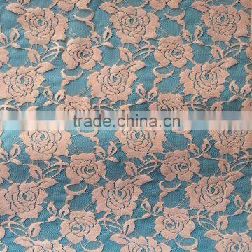 70%Nylon/30%spandex High Stretch Lace Fabric for Young Lady