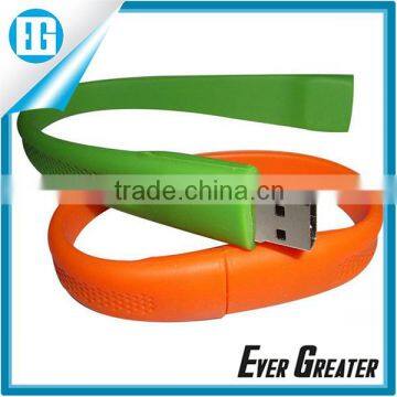 flash usb drive bracelet shape,promotional custom different color usb flash drive