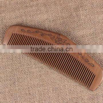 Natural health against static electricity wooden comb