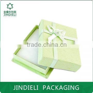 light green paper gift jewelry box packaging