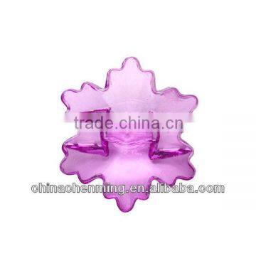 transparent acrylic decorative snowflake beads