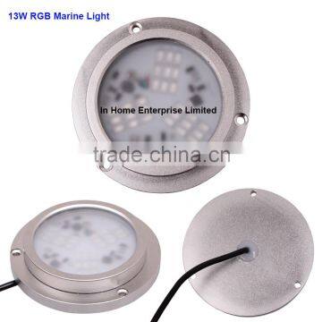 13W Stainless Steel IP68 Led Boat Lights RGB Bluetooth for Nautical Lighting