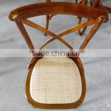 Dinning Wood Stackable Cross Back Chair photo-5