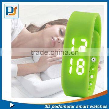 usb wrist brand watch/heart rate pedometer watch/pedometer steps calories burned USB bracelet