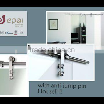 Single wheel hanger in stainless steel with anti-jump pin good quality