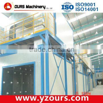 powder coating machine for metal sheet /powder coating production line for metal coating machinery /metal powder coating line