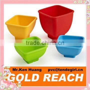 Colorful Splash Silicone Pinch Measuring Bowls