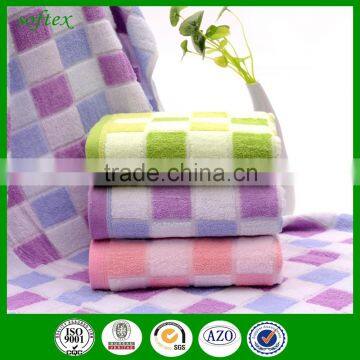 70x140cm 400g Cotton Luxury Checkered Jacquard Bath Towel photo-3