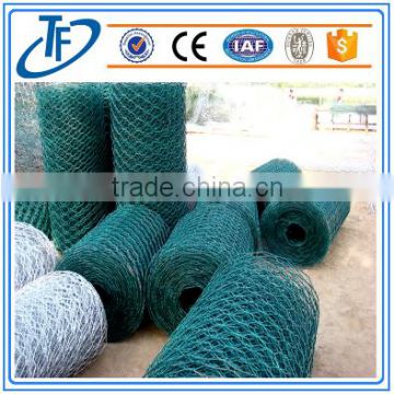 galvanized/ PVC coated hexagonal wire mesh / chiken wire netting for poultry( china supplier)