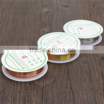 Best Price 0.8mm Jewelry Accessories Making DIY Essential Silver Gold Plated Copper Wire Craft Beads Jewelry Cord photo-5